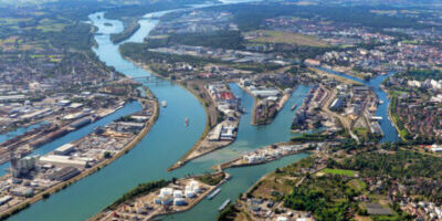 vue aérienne des Ports de Strasbourg vue aérienne des Ports de Strasbourg